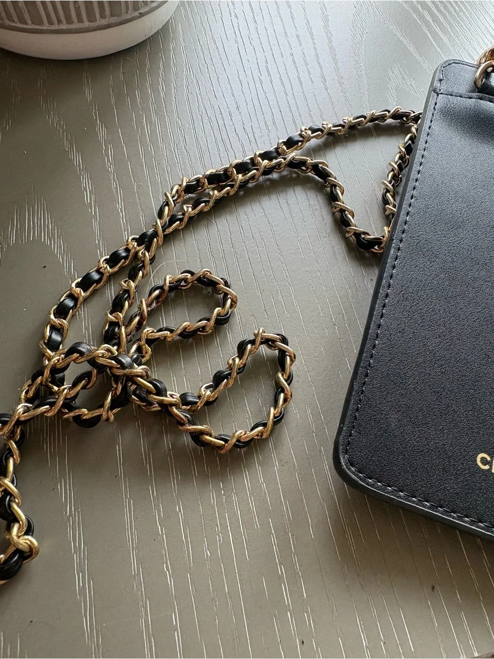 FASHION Coco Crush Black Quilted Phone Crossbody Case